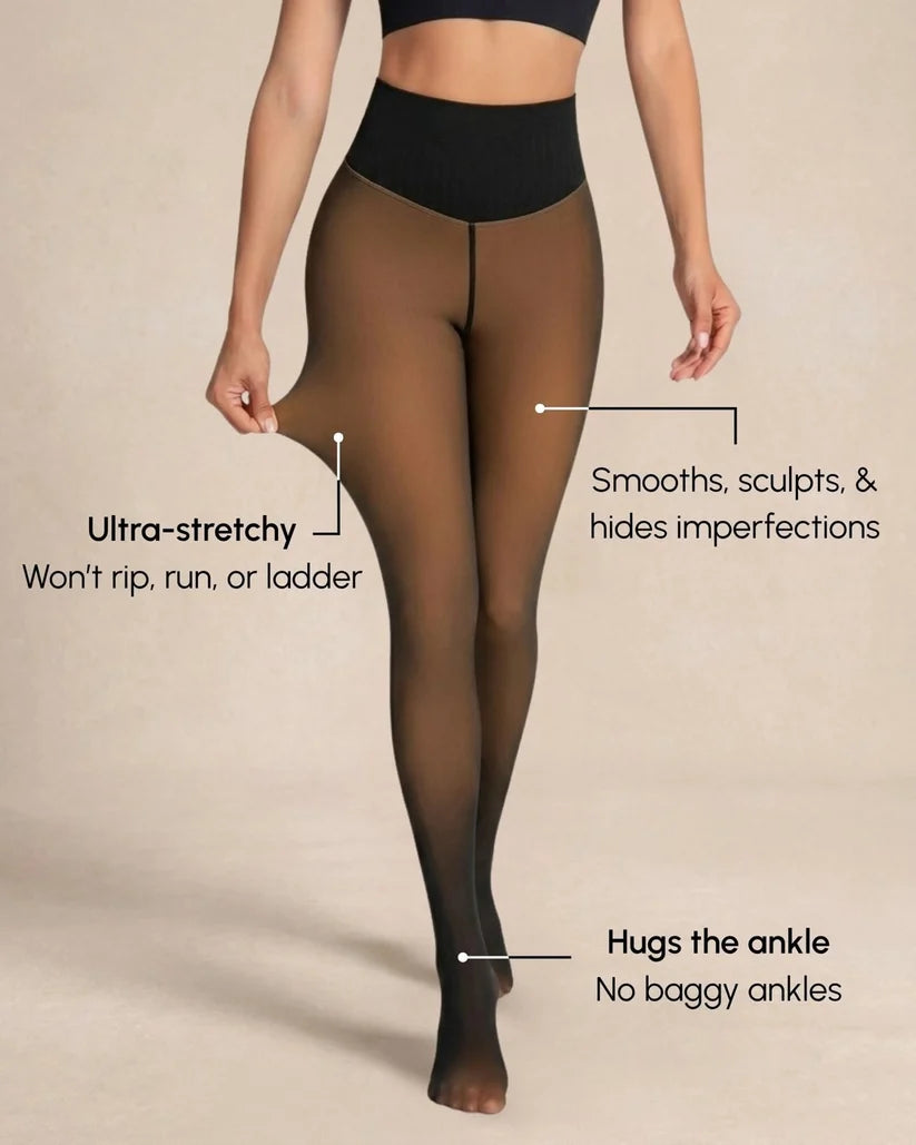 Cozy Bunny Fleece-Lined Tights